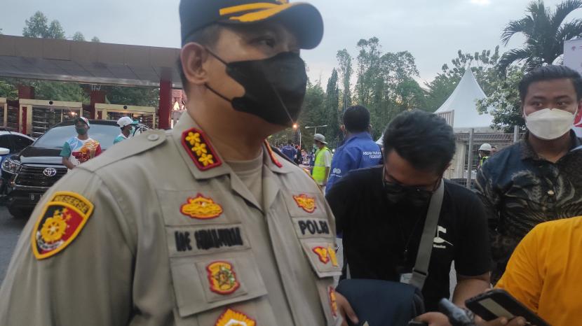 Kapolresta Solo, Kombes Pol Ade Safri Simanjuntak, ketika ditemui di Stadion Manahan Solo.