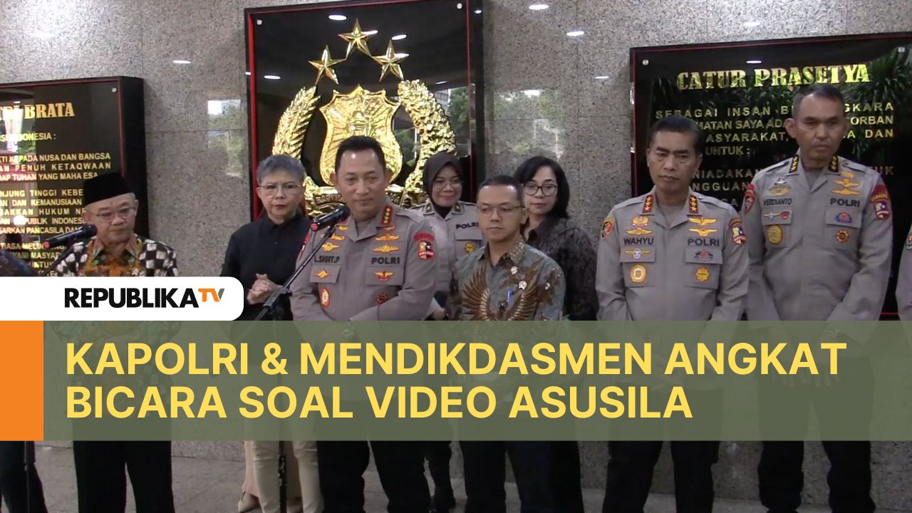 Kapolri Jenderal Listyo Sigit Prabowo dan Mendikdasmen Abdul Muti.