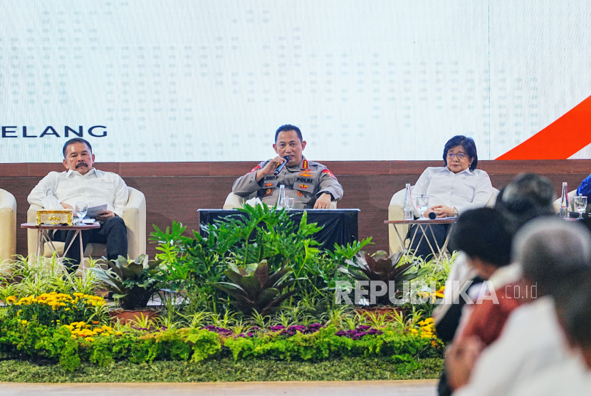 Kapolri Jenderal Listyo Sigit Prabowo di Akademi Militer (Akmil), Kota Magelang.