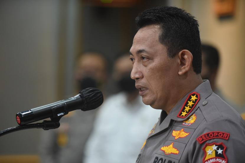 Kapolri Jenderal Pol Listyo Sigit Prabowo akan memberikan keterangan pers terkait Irjen Teddy Minahasa Jumat (14/10/2022) sore.