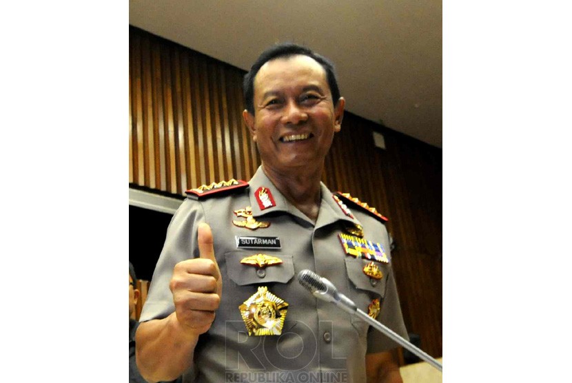 Kapolri Jenderal (Pol) Sutarman.