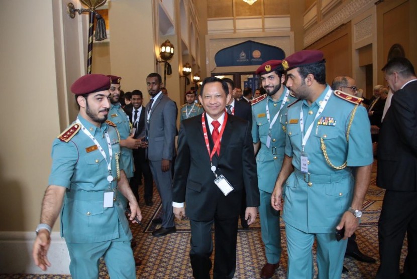 Kapolri Jenderal Polisi Muhammad Tito Karnavian memimpin delegasi Indonesia dalam Sidang Umum Interpol ke-87, yang diselenggarakan di Madinat Jumeirah Convention & Events Centre, Dubai, Uni Emirat Arab, dari tanggal 18 sampai dengan 21 November 2018. 