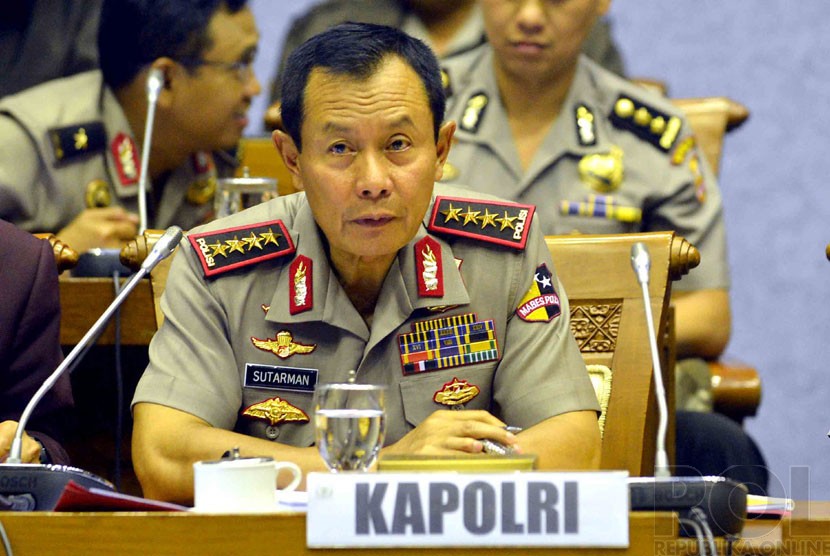 Kapolri Jenderal (Pol) Sutarman.