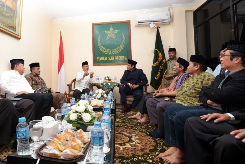 Kapolri Jendral Pol Tito Karnavian mengunjungi DPP Syarikat Islam Indonesia, Selasa (6/2)
