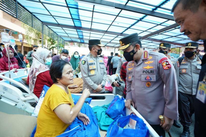 Kapolri memastikan korps Bhayangkara semaksimal mungkin bantu korban gempa Cianjur.