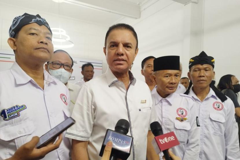 Kapten Tim Nasional Pemenangan Anies Rasyid Baswedan-Abdul Muhaimin Iskandar (Timnas Amin), Marsdya (Purn) Muhammad Syaugi Alaydrus di Jakarta, Sabtu (30/12/2023).