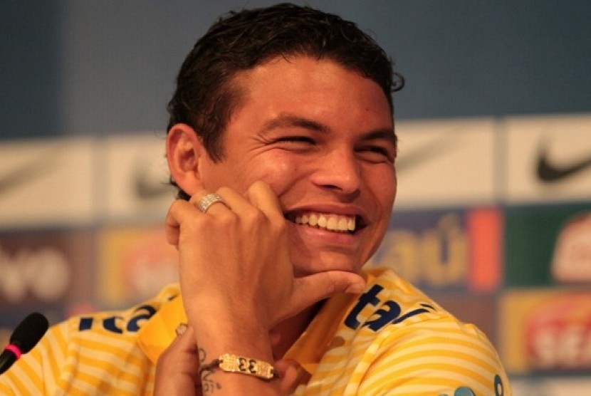 Kapten Timnas Brasil, Thiago Silva.