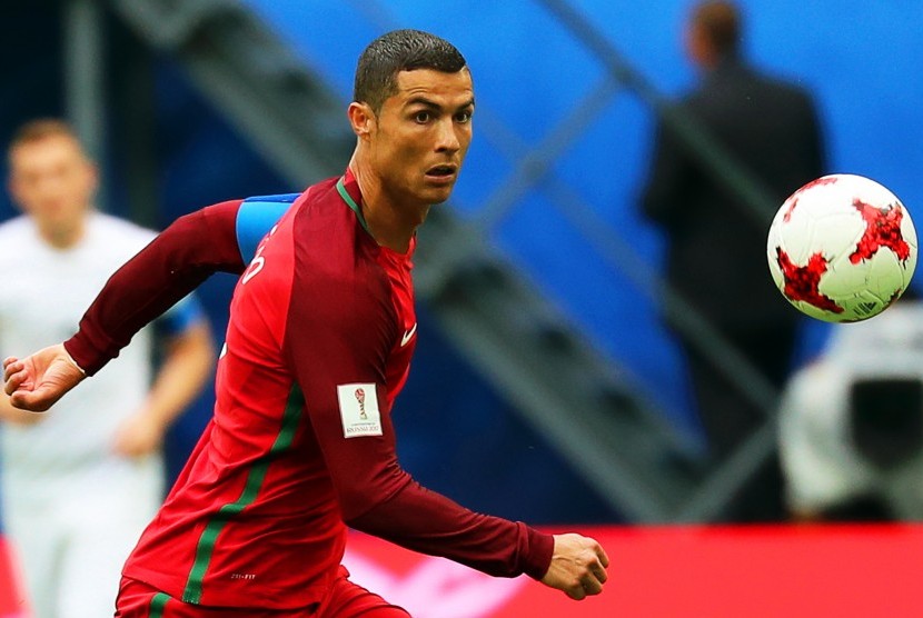 Kapten timnas Portugal, Cristiano Ronaldo.