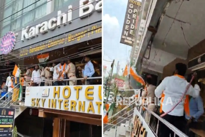 Karachi Bakery di Haiderabad menjadi sasaran perusakan sejumlah pria saat perang India versus Pakistan meletus.
