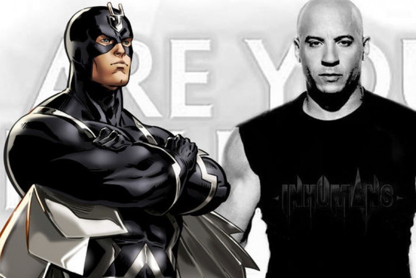 Karakter Black Bolt dan Vin Diesel
