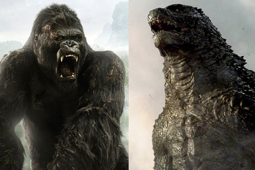 Karakter King Kong dan Godzilla 