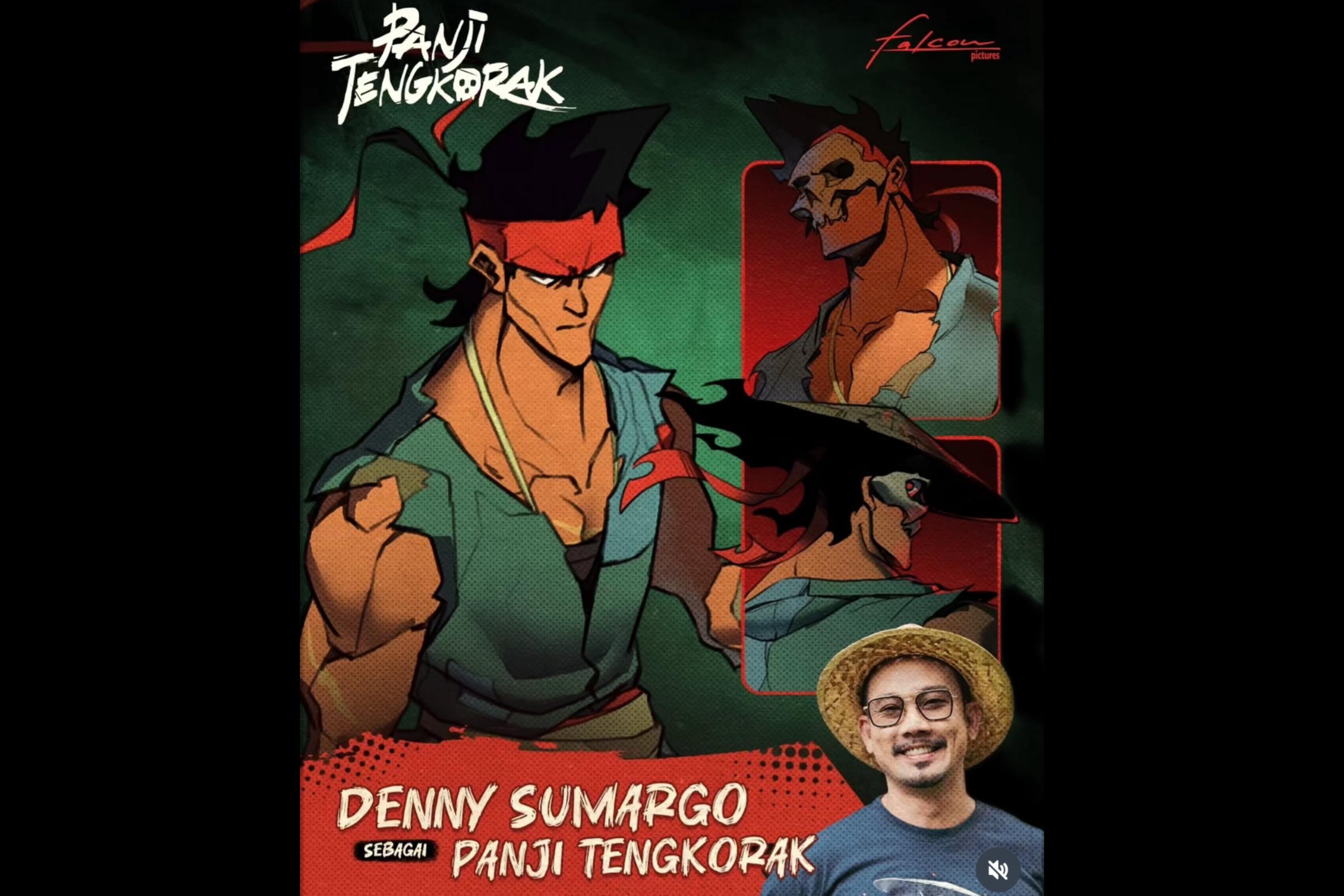 Karakter Panji Tengkorak yang suaranya diisi oleh Denny Sumargo.