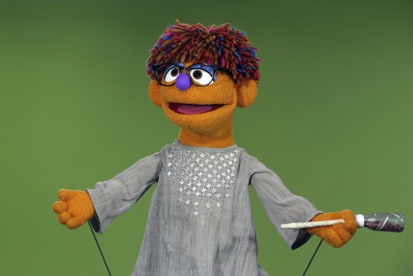 Karakter Zeerak di Sesame Street Afghanistan.
