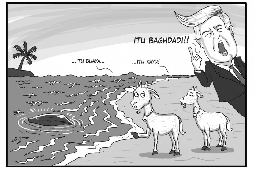 Karikatur Baghdadi