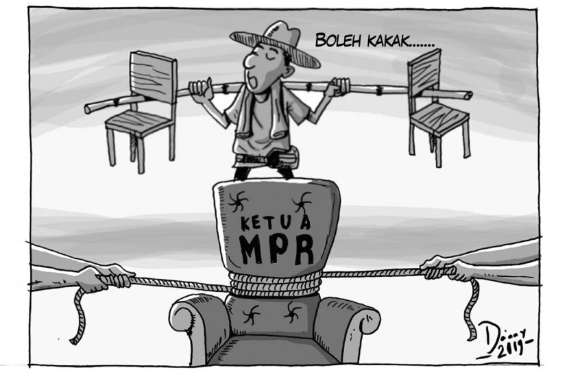 Karikatur Berebut Ketua MPR