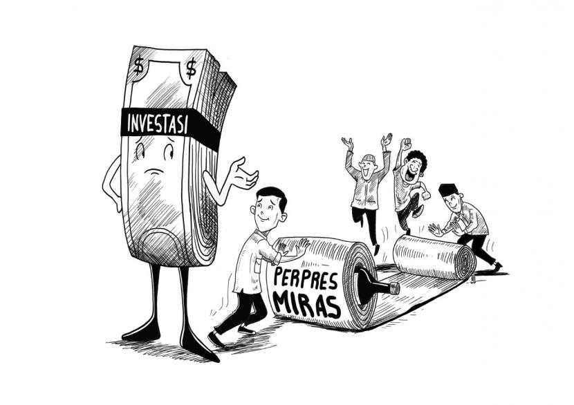 Karikatur opini Investasi Miras
