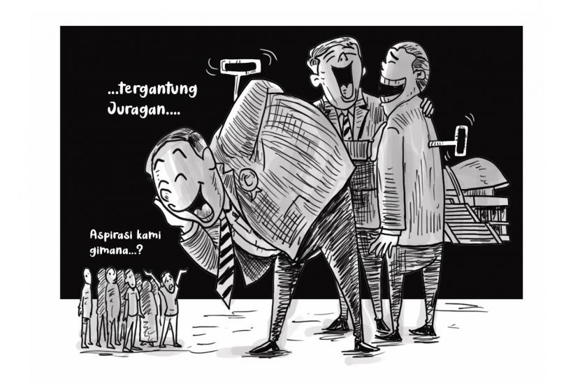 Karikatur Opini Republika : Arahan Juragan