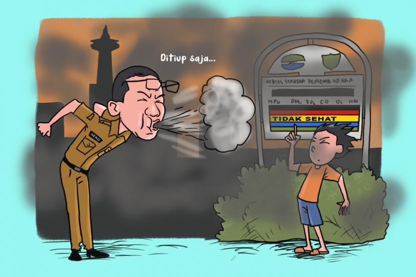 Karikatur Opini Republika : Ditiup Saja