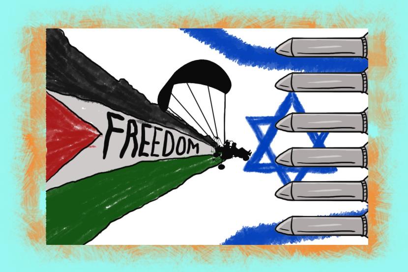 Karikatur Opini Republika : Free Palestine