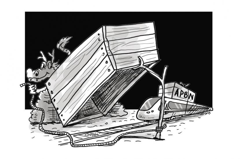 Karikatur Opini Republika : Jebakan Hutang