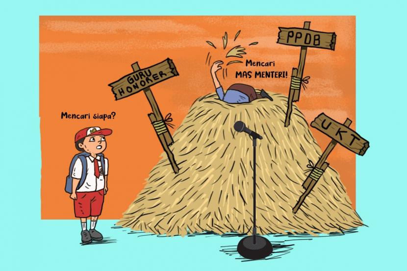 Karikatur Opini Republika : Mencari Mas Menteri