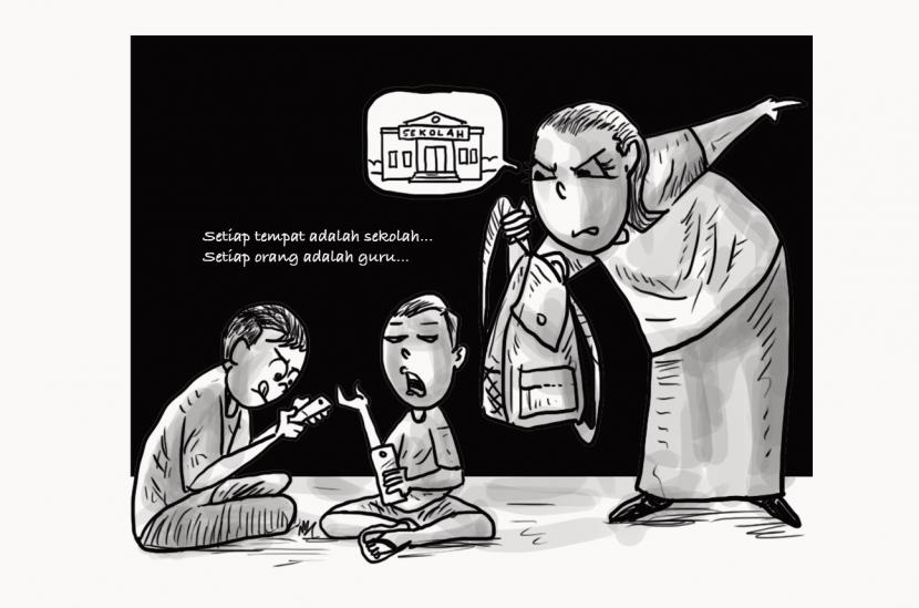 Karikatur Opini Republika : Pendidikan Nasional
