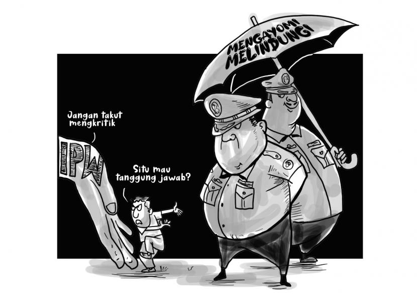 Karikatur Takut Mengritik.