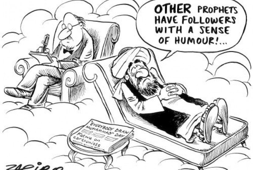 Karikatur Zapiro yang melecehkan Rasulullah