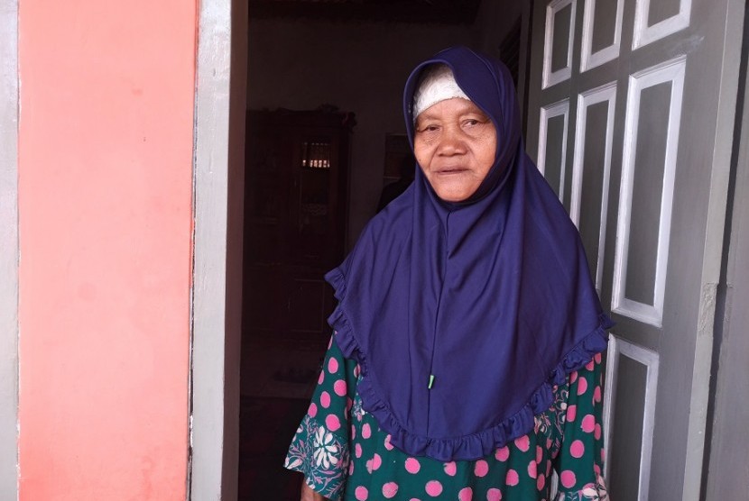 karmas (69 tahun), putri Tijeng, janda korban pembantaian Rawagede.