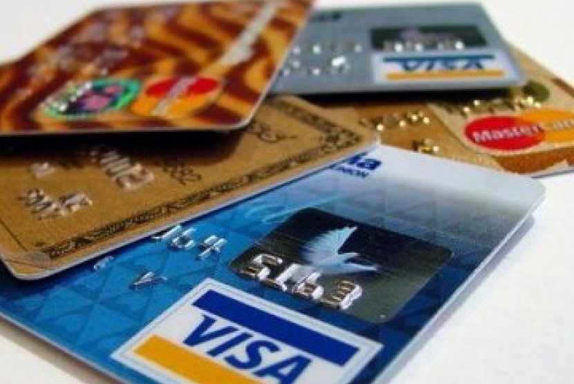 Kartu kredit, ilustrasi.  Kementerian Keuangan mengubah aturan penggunaan kartu kredit pemerintah untuk belanja modal.