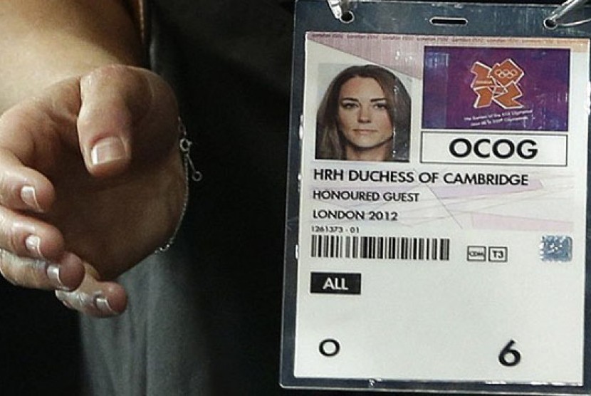 Kartu pengenal Kate Middleton