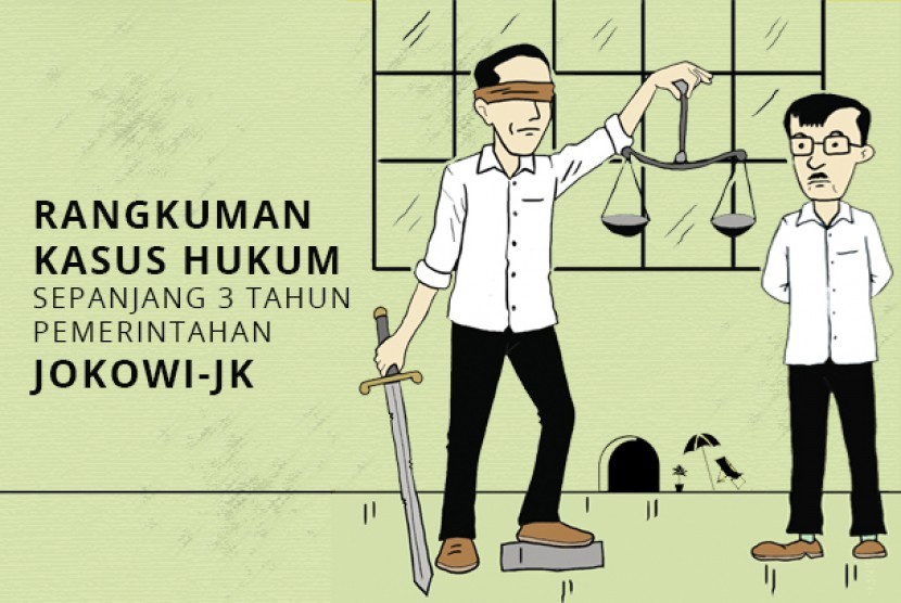 Rangkuman Kasus Hukum Tiga Tahun Jokowi | Republika Online