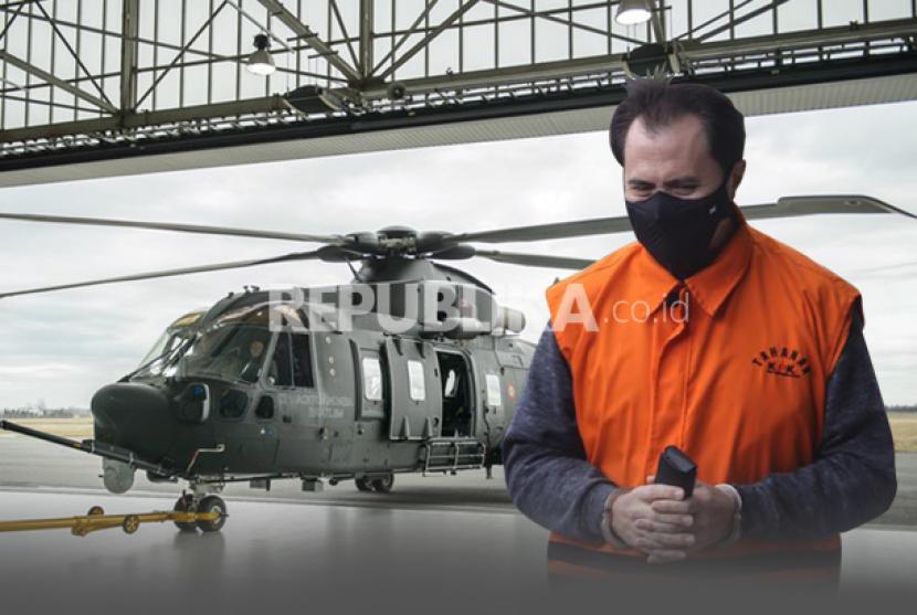 Kasus korupsi pengadaan helikopter AW-101 untuk TNI AU.
