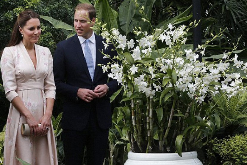Kate Middleton dan Pangeran William di Singapura