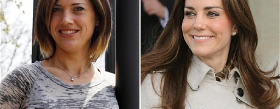 Kate Middleton dari AS (kiri) dan Kate Middleton calon istri Pangeran William (kanan)