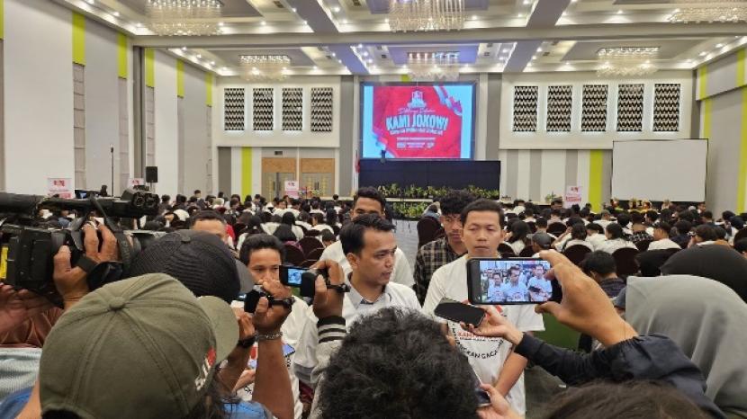 Deklarator Nasional Kami Jokowi, Benidiktus Papa dalam acara Silaturahim dan Deklarasi Kawan Milenial Jokowi 