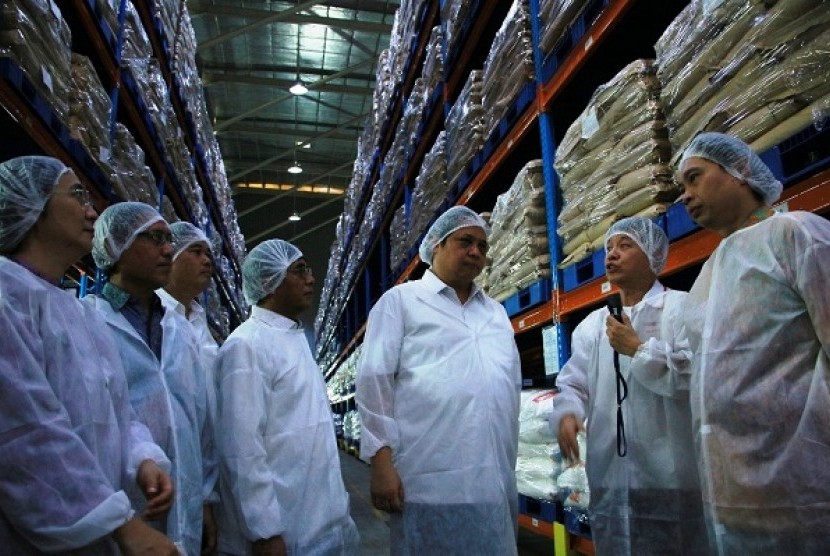 Kawal Perkembangan Industri, Menperin Kunjungi Pabrik Garudafood.
