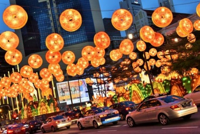 Kawasan Chinatown di Singapura