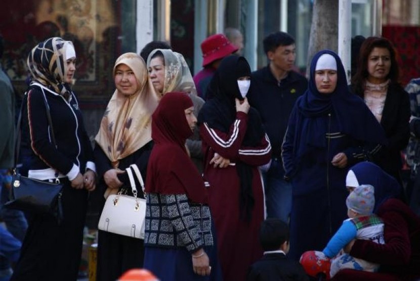 Kawasan Cina di daerah Muslim.