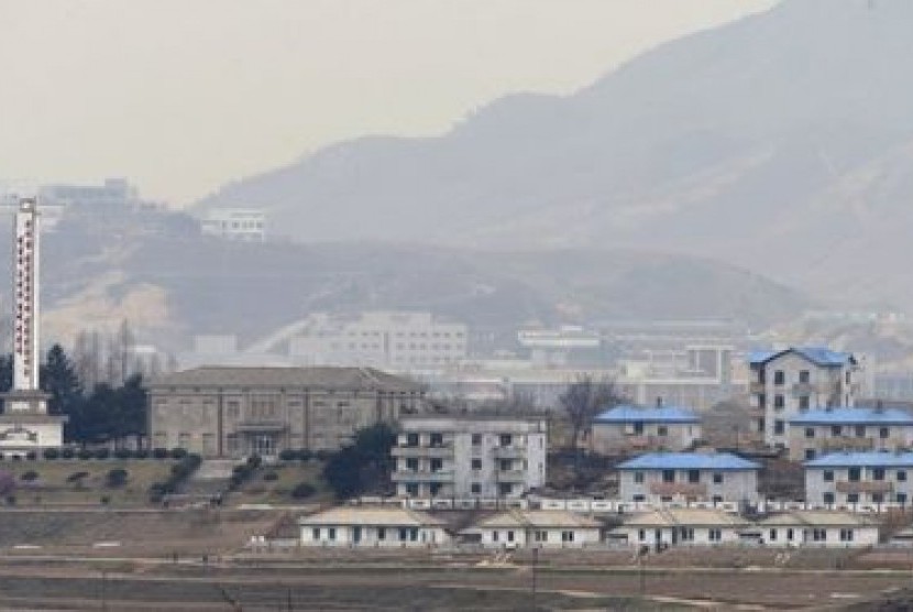 Kawasan industri Kaesong yang menjadi tempat kantor penghubung antara Korut dan Korsel.