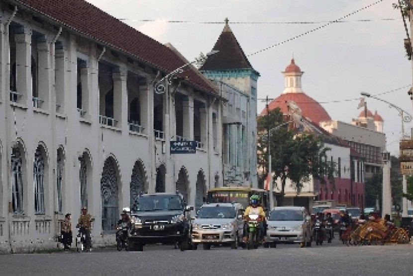 Kawasan Kota Lama (sekarang Jalan Letjen Soeprapto). 