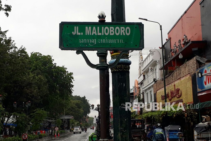 Kawasan Malioboro di Yogyakarta.
