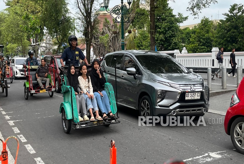 Kawasan Malioboro didorong bebas dari becak motor.