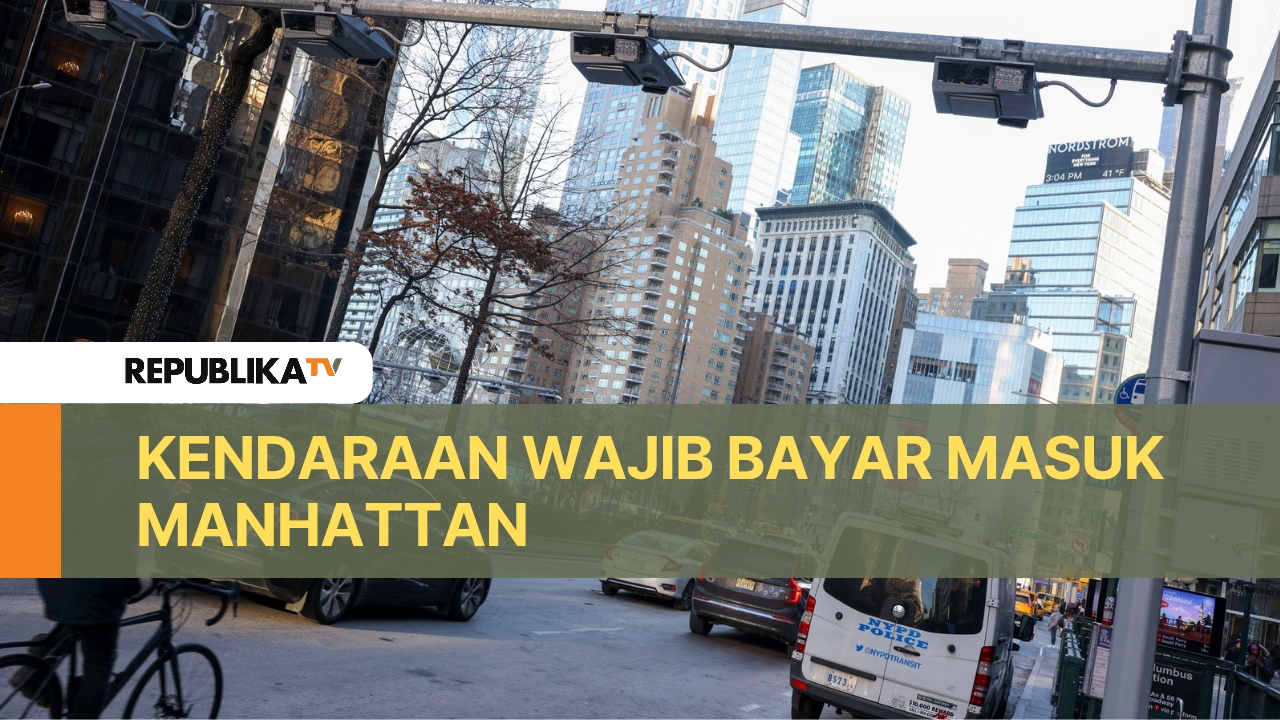 Kini, Kendaraan Masuk Manhattan Harus Bayar