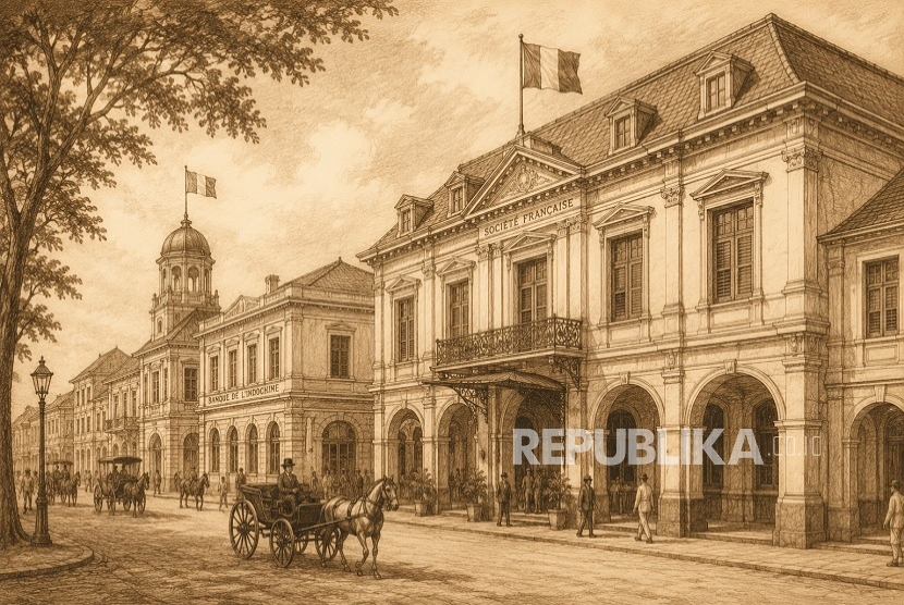 Kawasan Prancis di Harmoni, Batavia.