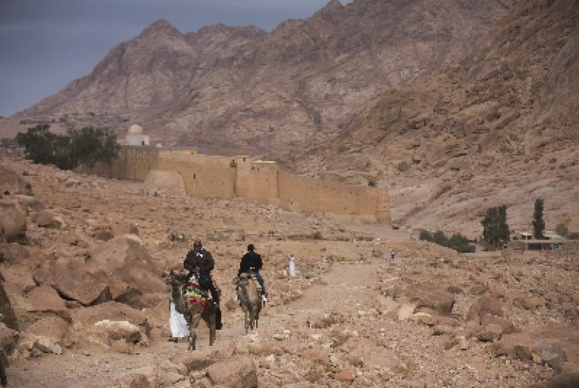 Kawasan Sinai, sering terjadi bentrokan antara pasukan pemerintah melawan militan bersenjata.