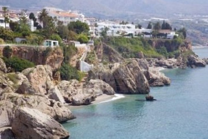 Kawasan Wisata Costa del Sol, yang terletak di Andalusia, Spanyol, yang pernah dikunjungi pemimpin Libya Muamar Gaddafi