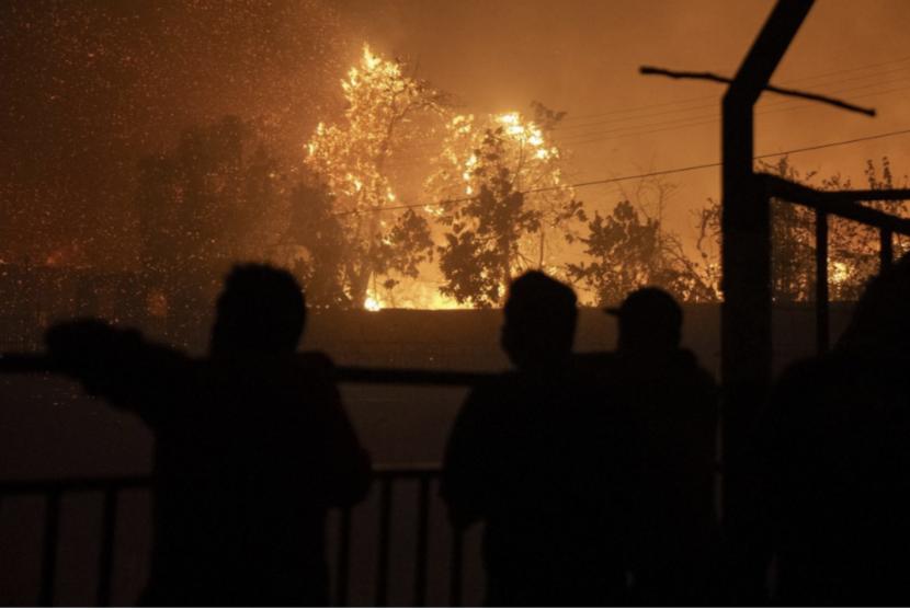 Kebakaran hutan di Chile