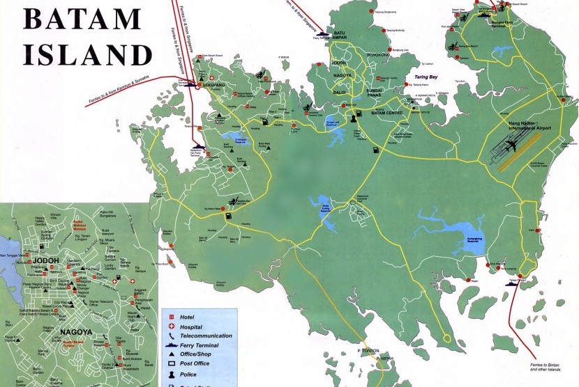 Kebakaran hutan kembali terjadi di Batam.