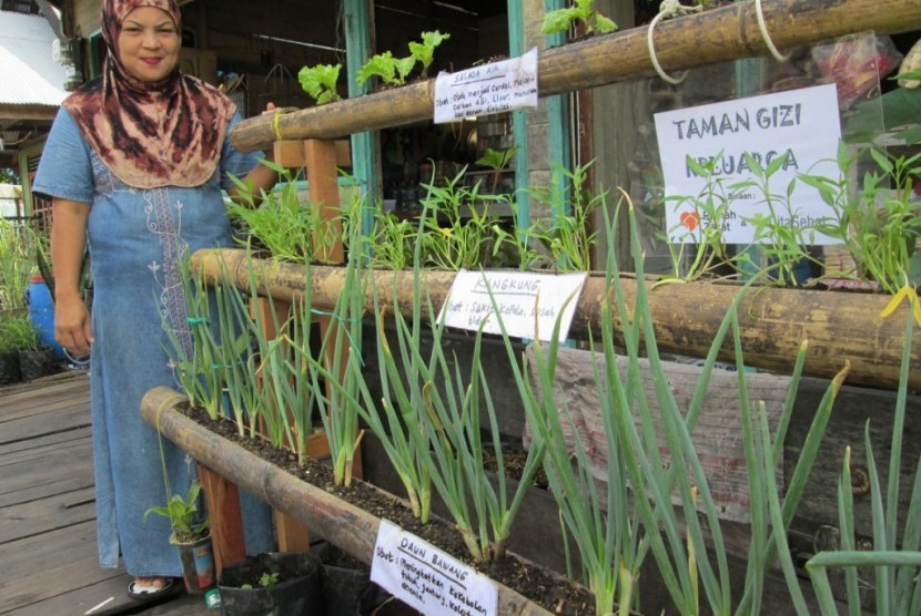 Kebun Gizi Rumah Zakat di Makassar